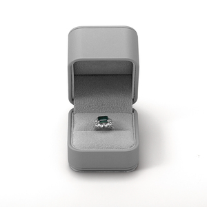 FANXI - Caja de Cuero de Calidad al por Mayor para Joyería, Caja de Anillos con Logotipo Personalizado, Caja de Empaque para Joyería - Product Image 1