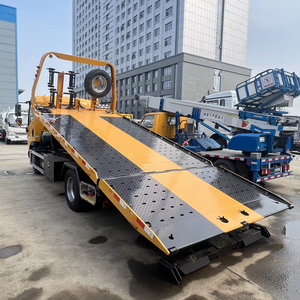 Camion de dépannage diesel HOWO 4t à plateau plat, manuel 4x2, avec remorque de dépannage et de sauvetage, neuf - Product Image 3