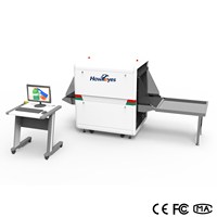 Scanner de bagages à rayons X Hawkeyes personnalisé, directement de l'usine, 650*500mm, imagerie double énergie, moniteur 1920x1080, plaque d'acier de 38mm