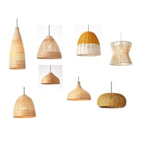 Lustre suspendu en rotin sculpté à plusieurs niveaux, style européen artistique et luxueux, 220V, pour les intérieurs de maison - Product Image 1