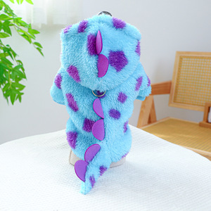 PETCIRCLE Ropa para Perros y Gatos, Diseño Floral de Dinosaurio con Forro Polar Corto - Product Image 4