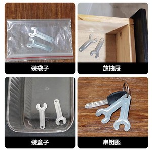 Modern Simple Style Stamped <b>Small</b> Wrench 14mm Single End Metric Zinc Plated For Diy Repair <b>Tools</b> - Product Image 4