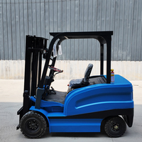 Chariot élévateur électrique robuste de 2000 kg avec pneus pleins et mât de levage haute performance