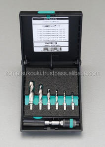 Juego de Brocas y Machos de Roscar Profesionales Alemanes, Brocas de Acero de Alta Velocidad con Vástago Hexagonal, Tamaños M3-M10, Porta Brocas Rápido - Product Image 2