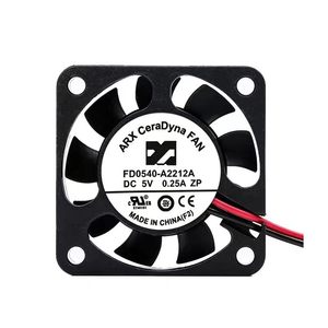 Ventilador de refrigeración con rodamiento de bolas Arx CeraDyna Fan FD0540-A2212A 5V 0.25A 4Cm para grabadora de disco duro - Product Image 1