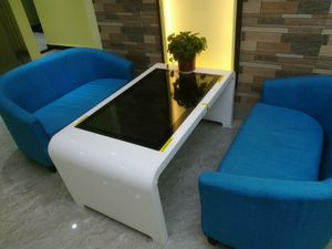 Equipo <span class=keywords><strong>de</strong></span> Publicidad con Pantalla Táctil Interactiva para <span class=keywords><strong>Mesa</strong></span> <span class=keywords><strong>de</strong></span> Centro Inteligente, Pantalla LCD 4K <span class=keywords><strong>de</strong></span> 65 Pulgadas, Carcasa <span class=keywords><strong>de</strong></span> Metal Resistente al Agua, Todo en Uno - Product Image 5