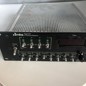 M&KS 247D 4-channel <b>Power</b> <b>Supply</b>/readout for Analog Mass Flow Controllers - Product Image 6