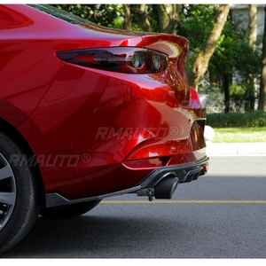 สำหรับ Mazda 3 Axela 2020+ ชุดแต่งกันชนหลัง ลิปสปลิตเตอร์ ดิฟฟิวเซอร์ ชุดแต่งตัวถังรถยนต์ ฝาครอบป้องกันกันชน อุปกรณ์ตกแต่งรถยนต์ - Product Image 4