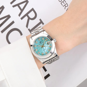 Designer Rhinestone <strong>Women's</strong> Quartz <strong>Watch</strong> <strong>Set</strong> Stainless Steel Alloy Case Sport Business Fashion Pink Dial <strong>Watch</strong> - Product Image 4