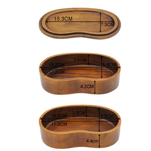 Eco-Friendly <span class=keywords><strong>2</strong></span> strati di Legno Giapponesi Bento Riutilizzabile Biodegradabile Lunch <span class=keywords><strong>Box</strong></span> con Scomparti - Product Image 6
