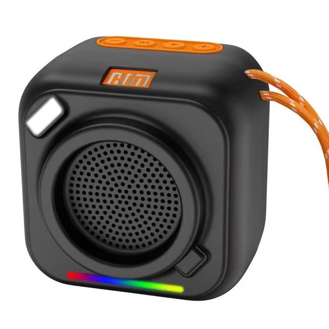 Factory Direct HM-829 Mini Bluetooth Speaker with RGB Lighting Effects Heavy Bass FM Radio TF/USB Support Custom Logo