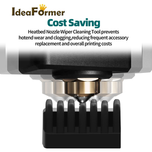 Đen Silicone Chịu Nhiệt Độ Cao Vòi Phun Công Cụ Làm Sạch Cho Elegoo Centauri Carbon <span class=keywords><strong>3D</strong></span> Máy In Máy - Product Image 5