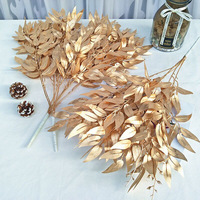 Y-M014 Groothandel Bruiloft Decoratie Kunstmatige Greenery Planten Salix Blad Zijde Willows Bladeren Voor Bruiloft Decor