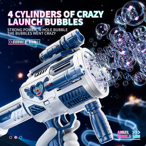 Lanzador de Cohetes de Burbujas Manual para Niños, Fiesta al Aire Libre de Verano, Pistola de Burbujas Eléctrica Totalmente Automática con LED - Product Image 2