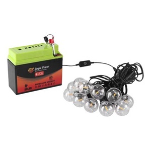 Guirlandes solaires à ampoules LED 12v, imperméables, blanc chaud, décoration extérieure pour cour, jardin, mariage - Product Image 4