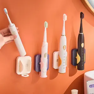 Electric Toothbrush Hanger Self-adjusting Retractable Gravity-sensing Nail-free Toothbrush Holder