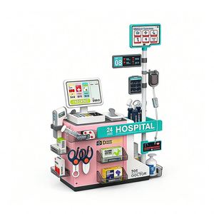 Juego de simulación de doctor, de plástico PVC, herramientas médicas para niños, hospital, clínica dental, juego de roles, juguetes educativos de aprendizaje, imaginación - Product Image 2