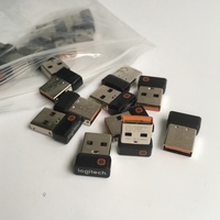 Nouveau dongle USB récepteur unificateur d'origine 6 mm pour souris et clavier sans fil Logitech M185