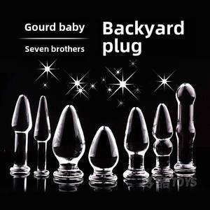 G-Spot Crystal Glass <span class=keywords><strong>Anal</strong></span> Plug Sexy Female Masturbation Device Adult Sex Toy - Product Image 1