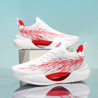 Chaussures de basket-ball personnalisées à la mode pour hommes, baskets de course fluorescentes colorées, baskets décontractées de haute qualité résistantes à l'usure