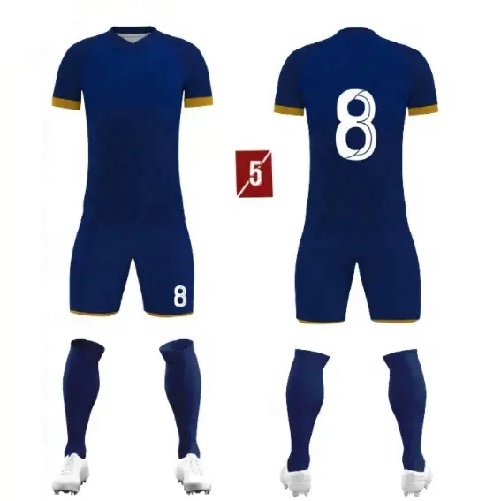 Großhandel Top Qualität Beliebte Design Fußball Uniform Fußball Trikot Fußball Uniform Fußball Trikot und Shorts