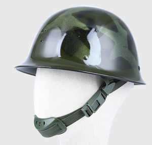 Casque de sécurité en acier DF1214 EDS pour l'école, les entreprises et les agents de sécurité, couleur camouflage noir-vert, accessoires - Product Image 1