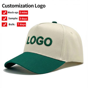 Gorra de Béisbol Unisex Ijoe con Logotipo Bordado 3D Orgánico Bicolor, Personalizable, de 5 Paneles, Estructura Rígida, Común, para Todas las Estaciones - Product Image 1