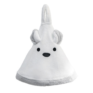 Coral Fleece <b>Hand</b> <b>Towel</b> Cartoon Design Soft Absorbent <b>Kitchen</b> Bathroom Use - Product Image 5