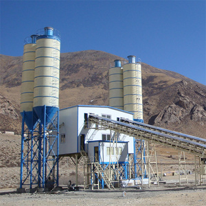 Centrale à béton horizontale à double arbre Sinoma HZS35 de 35m³, prête à l'emploi, automatisée, contrôlée par PLC, garantie 1 an - Product Image 1