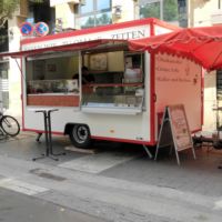 Pizza carrée entièrement équipée Foodtrucks restaurant van food truck remorque avec cuisine complète