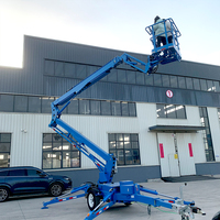 L-417 Nacelle élévatrice automotrice télescopique articulée remorquable électrique de 20 m pour travaux en hauteur