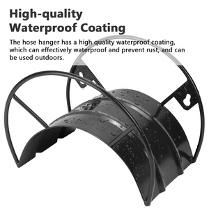 Garden <strong>Hose</strong> <strong>Holder</strong> Wall Mount, Solid Metal Water <strong>Hose</strong> <strong>Holder</strong> Heavy Duty and Rust-Proof <strong>Hose</strong> <strong>Holders</strong> for Outside Yard - Product Image 5