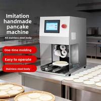 Machine commerciale entièrement automatique motorisée pour la fabrication de tortillas, épaisseur et diamètre réglables, capacité de 10 pièces/minute
