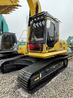 Excavatrice sur chenilles Komatsu PC220 d'occasion, 22 tonnes, diesel, 125 kW, 170 CV, godet de 1,0 m3, chenilles de 600 mm, réservoir de 400 L, machine de construction