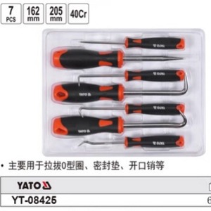 Yato Oil Seal Remover Tool Set 6 Pcs 240 Mm For O Ring Seal And Cotter <b>Pin</b> Removal - Product Image 2