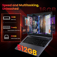 Nouvel ordinateur portable à écran tactile 16 pouces, AMD Ryzen 3 3300U, 16 Go de RAM, 512 Go de SSD, convertible 2 en 1 à 360 degrés, lecteur d'empreintes digitales, rétroéclairage, WiFi 6, Windows