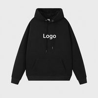 Vente en gros de sweats à capuche unisexes en polyester 100% 330g, couleur unie, couleur personnalisée, antibactériens, coupe ample