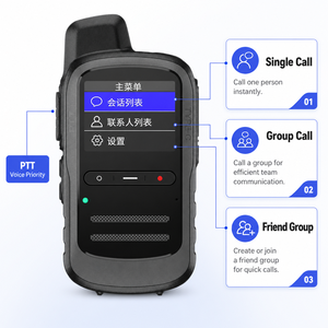 Talkie-walkie portable Freedomgo FM-600 GPS 4G POC avec haut-parleur externe, portée de 5000 km, batterie amovible résistante, carte SIM - Product Image 3