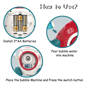 <span class=keywords><strong>Machine</strong></span> à bulles automatique pour enfants, jouet fusée spatiale en plastique, <span class=keywords><strong>machine</strong></span> à bulles pour piscine, jouets d'extérieur, structures de jeux - Product Image 4