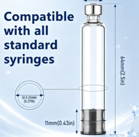 Cartouche en verre de 3 ml, type I, borosilicate, pour stylo injecteur, emballage pharmaceutique