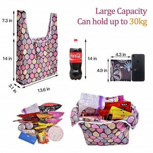 Stock Environmental Polyester Durable Shopping Custom Design Shopping Bag Durable Tapestry Tote Bag Grocery Bag - Product Image 2
