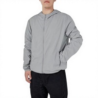 Chaqueta Varsity Reversible Impermeable de Lana Bordada sin Cuello de Alta Calidad para Hombre, Estilo Casual de Invierno