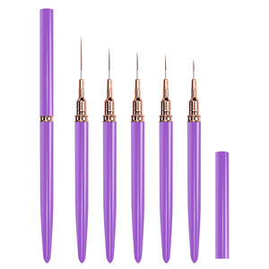 Pinceau ultra-fin pour nail art, stylo de précision pour la peinture, pinceau de modelage pour gel et acrylique, pour manucure en salon - Product Image 5