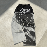 Ensemble 2 pièces homme : Sweat à capuche épais personnalisé coupe oversize avec motif graphique carré et pantalon de survêtement