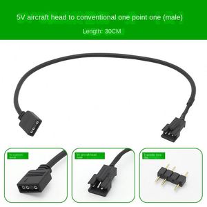 5 в 3PIN 1 к 1/2/3/4/5/6/8 компьютерный разделитель материнской платы преобразователь кабеля SM3P RGB вентилятор адаптер штекер/гнездо разъем - Product Image 2