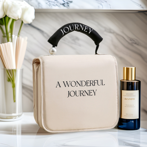 Trousse de toilette Beilian grande capacité, étanche, pour cosmétiques, maquillage, voyage, noir et blanc - Product Image 1