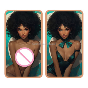 Double face Naughty Girl Bullion 1 AVDP Ounce 999 Fine Copper 1oz bar - Product Image 3