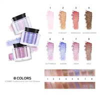 Eyeliner pailleté tendance effet néon, pigmenté, waterproof, résistant à la transpiration, poudre métallique scintillante pour les yeux, cosmétique longue tenue