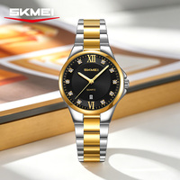 Jam Tangan Quartz Logo Kustom OEM Untuk Wanita Dial Minimalis Tali Baja Tahan Karat Tahan Air 30M Grosir Pabrik Harga Murah