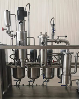 Peralatan Pemisah Distilasi Molekuler untuk Industri Kimia 380V 10KW 1000-1500 Kapasitas 200RPM Kecepatan Pengaturan 1 Tahun